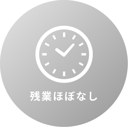 残業ほぼなし